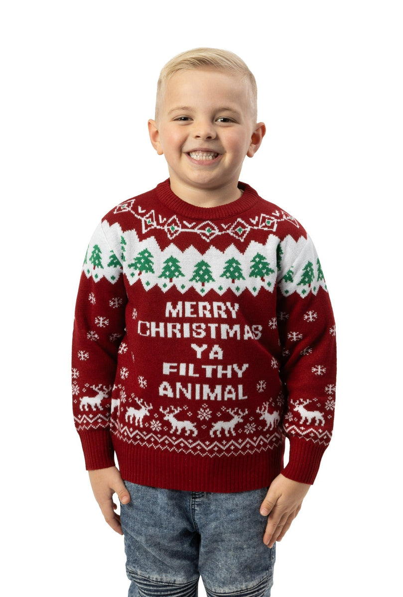 Children's Filthy Animal Christmas Jumper Christmas Jumpers AU