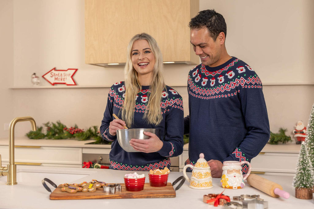 couples matching christmas sweaters