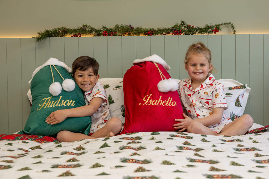 personalised embroidered santa sack