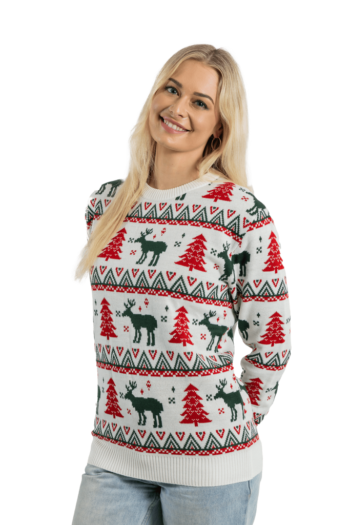 womens winter wonderland christmas jumper