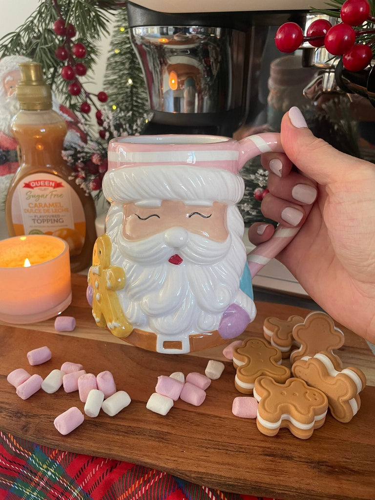 santa christmas mug