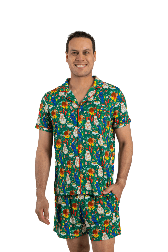 mens Kiwiana Christmas Pyjamas